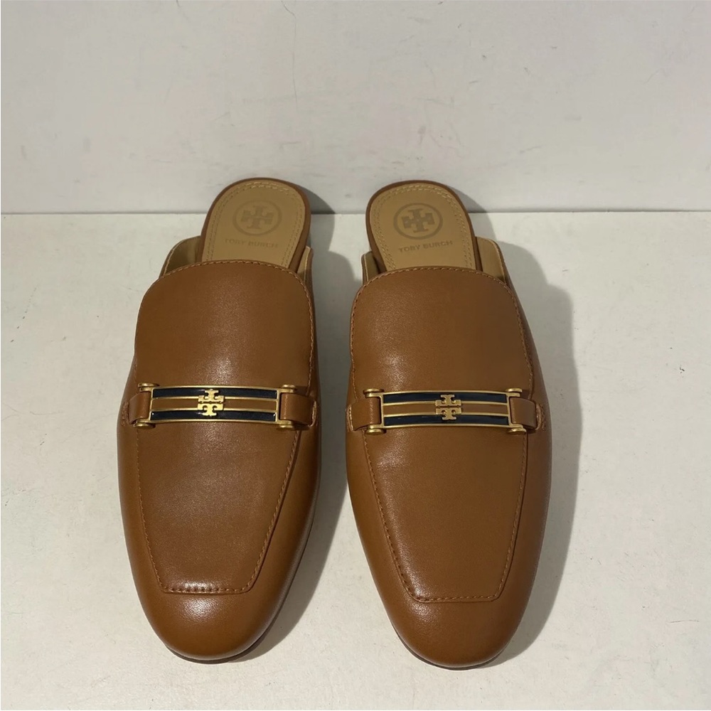 TORY BURCH— Amelia Leather Mules Size 7